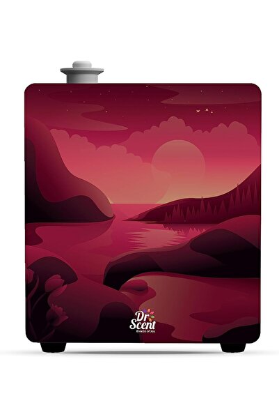 Dr Scent Breeze of Joy جهاز نشر العطور بالزيوت العطرية من دكتور سنت، لون أحمر