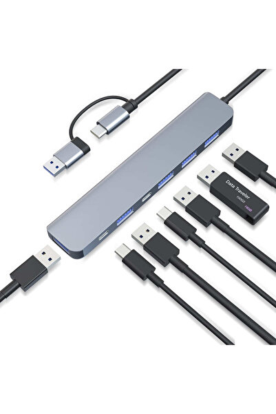 PRESTIGE CHARGE Hub 7 in 2 USB/USB-C, USB 3.0 5Gbps, 4 * USB 2.0, 2 * USB-C, ...