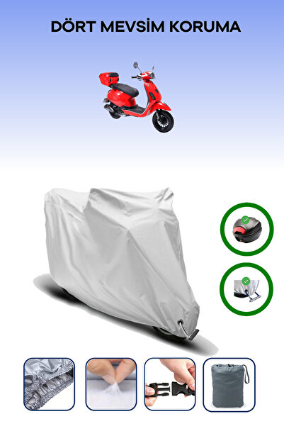 Breen حقيبة خلفية رمادية وقماش محرك متوافق مع RKS Azure 50