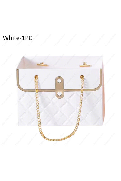 Choice17 حقيبة يد بيضاء محمولة بتصميم إبداعي، مقاس 15×10×10.5 سم، قطعة واحدة،...