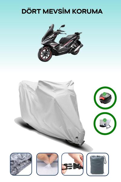 Breen Gray Rear Bag and Lock Compatible Kymco Grand Dink 250I Compatible Moto...
