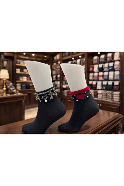 Özeren Çorap Women's Pearl Detailed Socks