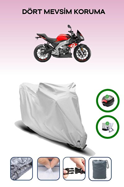 Breen Gray Tail Bag and Lock Compatible Aprilia Tuono 660 Compatible Motorcyc...