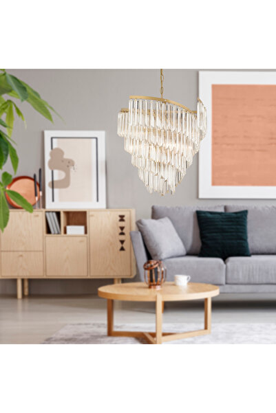 HubRom Κρυστάλλινος πολυέλαιος, ARIZONA 3715-01-FRR, 52 × 108 cm, 8 × E14 (40...