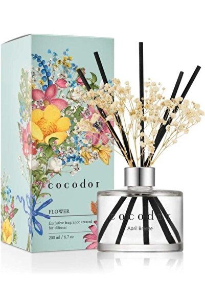 cocod'or موزع روائح من قصب الزهور الطبيعية المحفوظة من كوكودور / نسيم أبريل