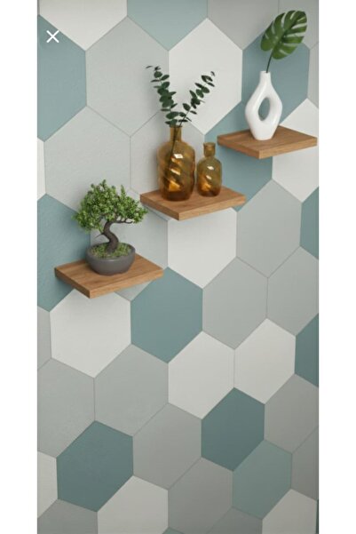 ADIM EBATLAMA Barok Uçan Duvar Rafı Set Gizli Raf