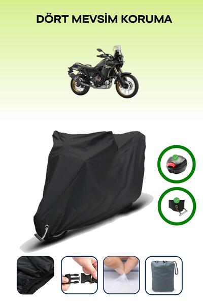 Breen Black Rear Bag and Lock Compatible Yamaha Tenere 700 Explore Compatible...