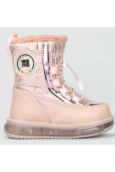 Twingo 9090 Salmon Girl's Fur-Lined Boots