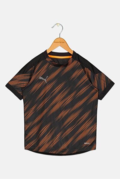 Puma Kids Boy Graphic Print Short Sleeve T-Shirt, Multicolor