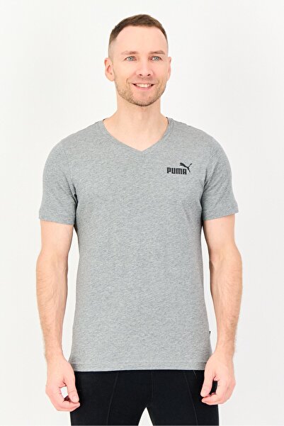 Puma Men Regular Fit Short Sleeve Outdoor T-shirt, Grey