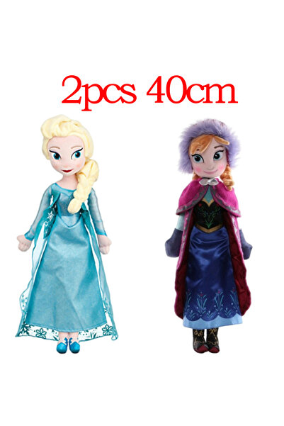 Choice دمى آنا وإلسا من فيلم فروزن، قطعتان، 40-50 سم، ملكة الثلج، أميرة آنا وإلسا، ألعاب محشوة من فيلم فروزن بلس