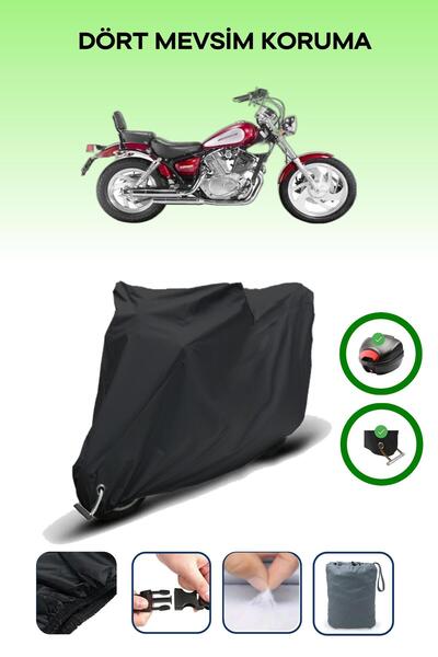 Breen حقيبة خلفية سوداء وقماش محرك متوافق مع Keeway Super Shadow 250