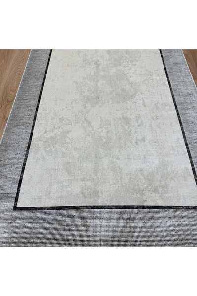 Hoomrugs Hoom Rugs Elegant 10512 Krem Gri Üst Segment Salon Halısı