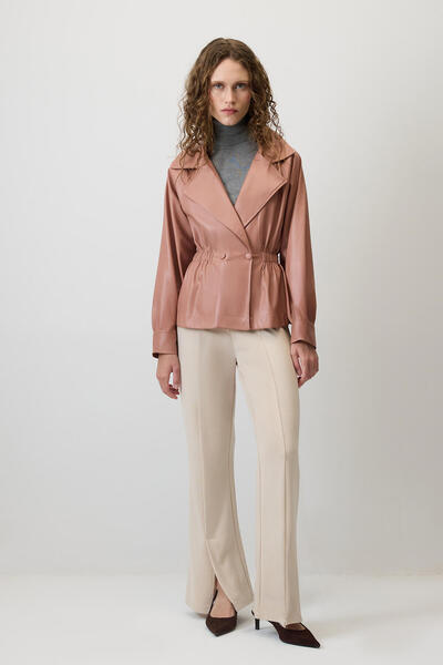 Touché Privé Elastic Waist Kru Double-Breasted Ket