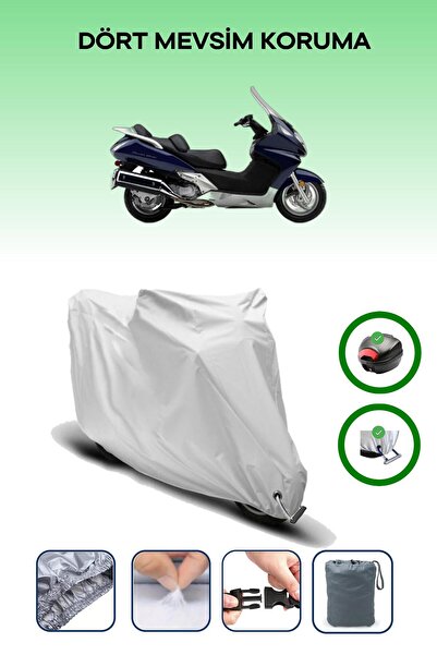 Breen حقيبة خلفية رمادية اللون ومتوافقة مع قماش المحرك المتوافق مع هوندا SW T600