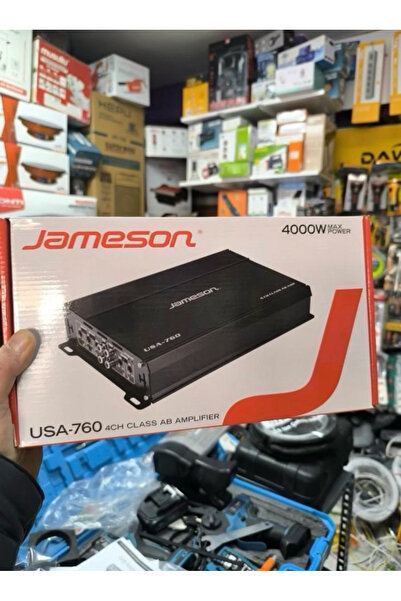 Moonstar Jmsn USA-760 4 Kanallı Class AB 4000W Oto Ses Amfisi (Amplifikatör)