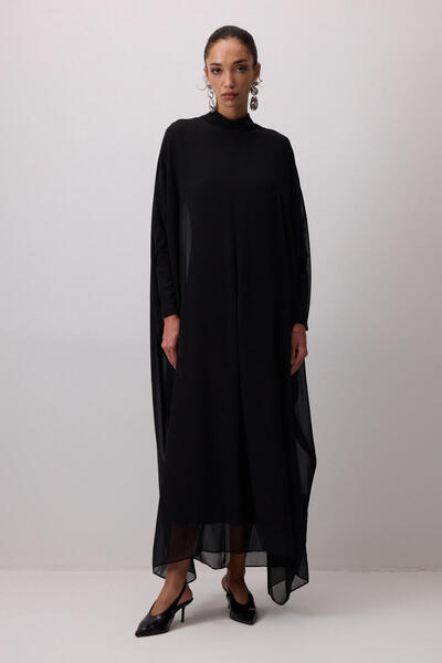 Touché Privé Flat Sleeve Chiffon Dress