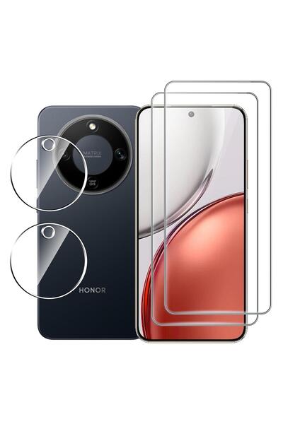 ECRMOBILE Honor Magic 8 Lite Esnek Nano Kamera Lens Koruyucu (2 Adet)
