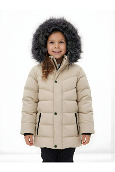 Drc PALTOAN UNISEX PENTRU COPII, IMPERMEABIL LA APA SI VENTUL, CU STRAT DUBLU, CU CAPOTĂ INTRĂ, CU PĂR