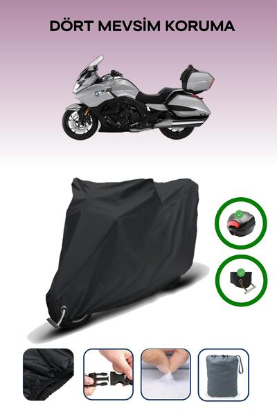 Breen Black Tail Bag and Lock Compatible Bmw K 1600 Grand America Compatible ...