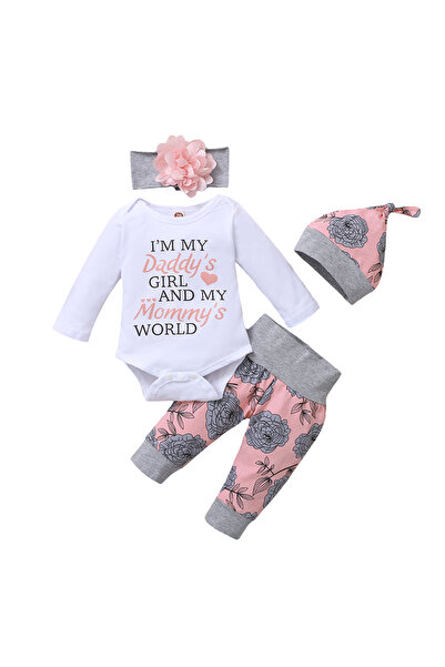 Choice 3-6M 191018-1 0-18 Months Newborn Baby Girl Clothing Long Sleeve Rompe...