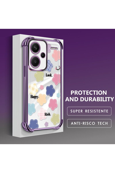 ucuc جراب هاتف شفاف من السيليكون متوافق مع هاتف Xiaomi Redmi Note 13 Pro Plus...