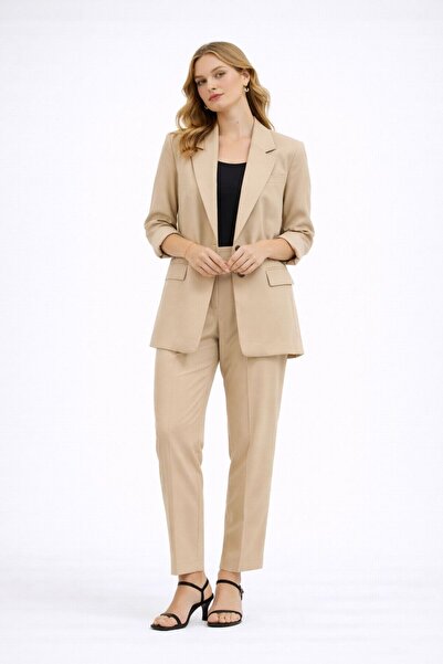 MG GİYİM STORE Women's Blazer Jacket Suit Office & Casual Stylish