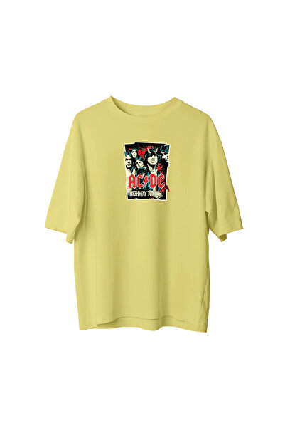 CANDLEMASTORE Ac Dc Poster - Oversized T-Shirt