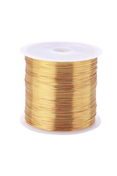 Choice7 سلك ذهبي عيار 925، 0.3 مم، 100 متر، 15-100 متر/لفة، متوفر بألوان ذهبي...