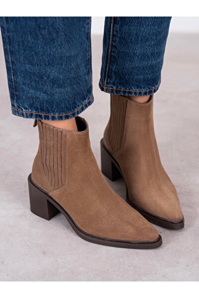 Stilbagshoes حذاء نسائي من الجلد الطبيعي ذو مقدمة مدببة من VALDA، لون بني من ...