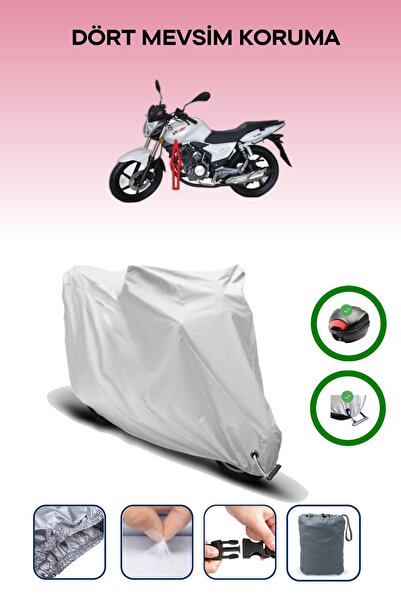 Breen Gray Rear Bag and Lock Compatible Rks Titanic 150-R Compatible Motorcyc...