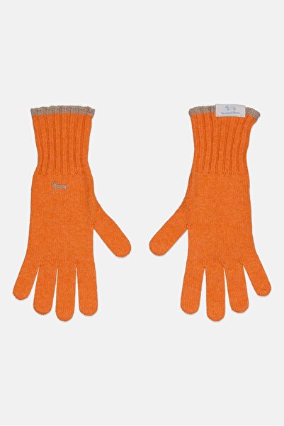 Harmont & Blaine Women Knitted Gloves, Orange