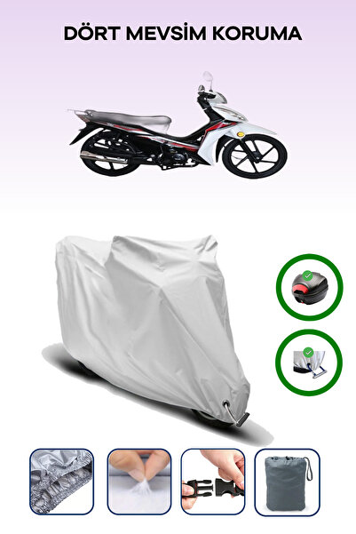 Breen حقيبة خلفية رمادية اللون ومتوافقة مع قماش المحرك المتوافق مع RKS Next 50