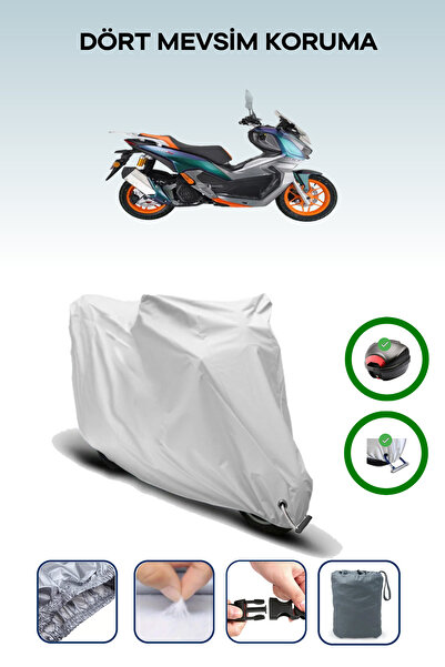 Breen حقيبة خلفية رمادية اللون وغطاء محرك متوافق مع Arora Max-T سهل التركيب