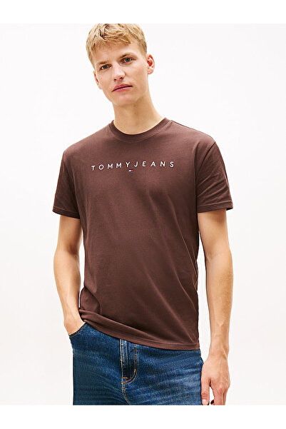 Tommy Hilfiger Erkek TJM Regular Linear Logo T-shirt