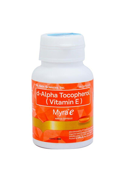 Myra E 400 وحدة دولية من فيتامين هـ، د-ألفا توكوفيرول - 30 كبسولة