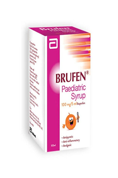 BRUFEN شراب مسكن للألم وخافض للحرارة، 100 مل