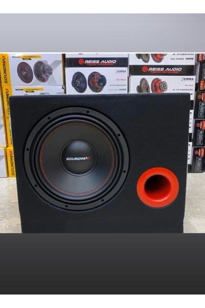 Moonstar 30 cm Kabinli Oto Subwoofer Bass Hoparlör
