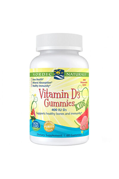 Nordic Naturals Vitamin D3 Gummies For Kids, Pack of 60's