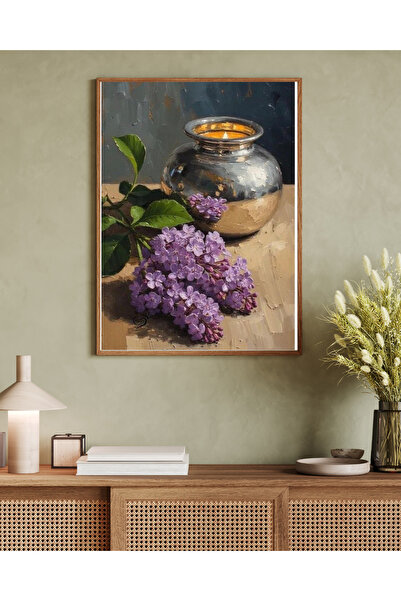 woodhomeworks Tek Parça Salon Ofis Dekor Tablo tek başına sanat