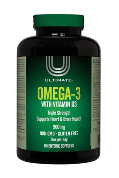 ULTIMATE Omega-3 900 Mg with D3, 60