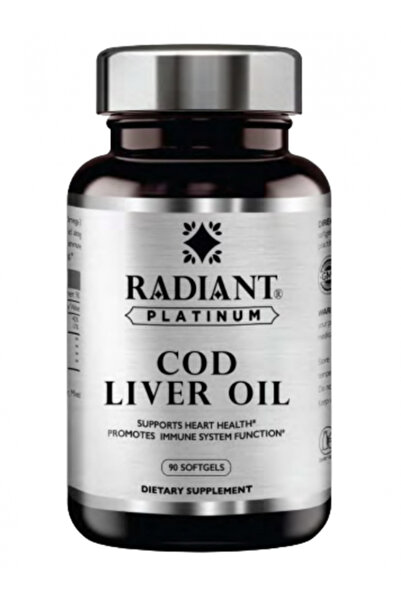 RADIANT PLATINUM زيت كبد الحوت، 90 قرصًا