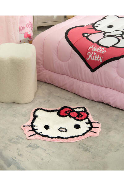 REDTAG Pink Hello Kitty Pinted Bathmat