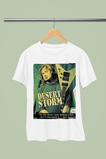 MAGORS تيشيرت روك قطني مطبوع بأكمام قصيرة من ديف موستين