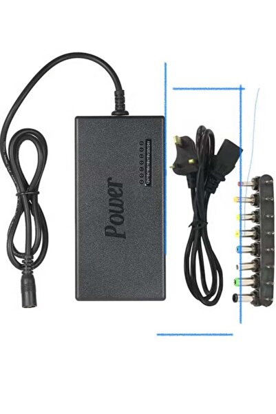 Generic 96W Universal Laptop AC Power Adapter – Adjustable 12V–24V Charger for Notebook & Laptop (Black)