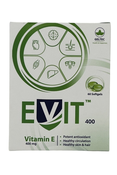 EVIT كبسولات جيلاتينية ناعمة من فيتامين هـ، 30 كبسولة