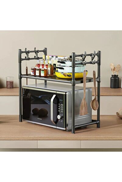 OEM Microwave shelf, 59x50x33 cm, Black