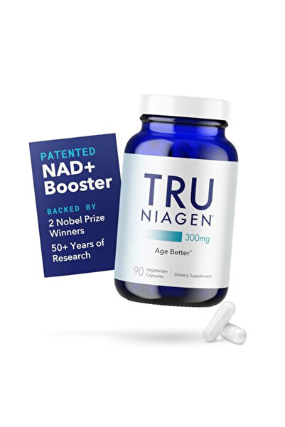 TRU NIAGEN مكمل غذائي لتعزيز NAD+ مع نيكوتيناميد ريبوسيد - 300 ملغ، 90 كبسولة