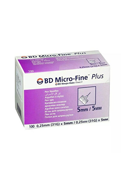 Bd Micro Fine Plus Pen Needle, 31G x 5 mm
