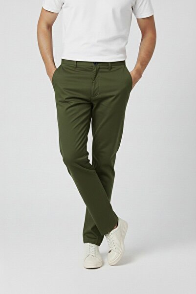 Wkm Denim Men's Regular Fit Comfortable Cut Casual Linen Trousers